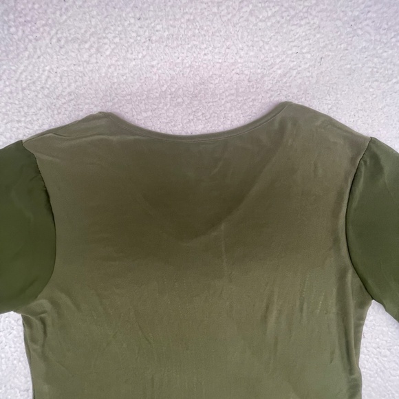 Women’s 3X-Large Fabiola Green Sequins Pattern Top - Picture 4 of 13